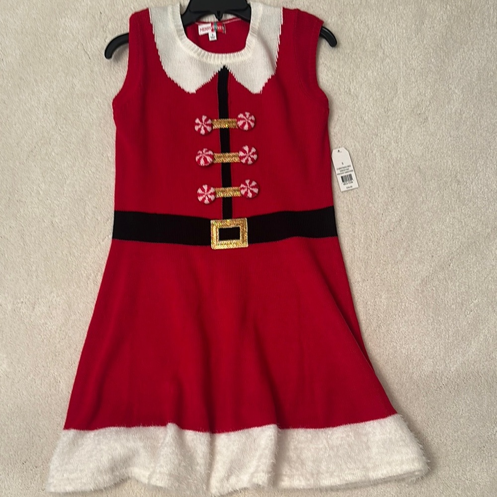 Festive Red Santa Dress